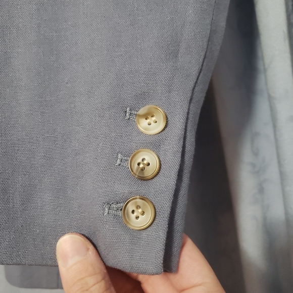 NWT Size Medium Blue Dainty jewells Blazer - Picture 4 of 5